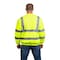 Game Workwear Hi-Vis Crewneck, 100% Spun Polyester Fleece, Hi Vis Lime, S 8310E - alternate 2